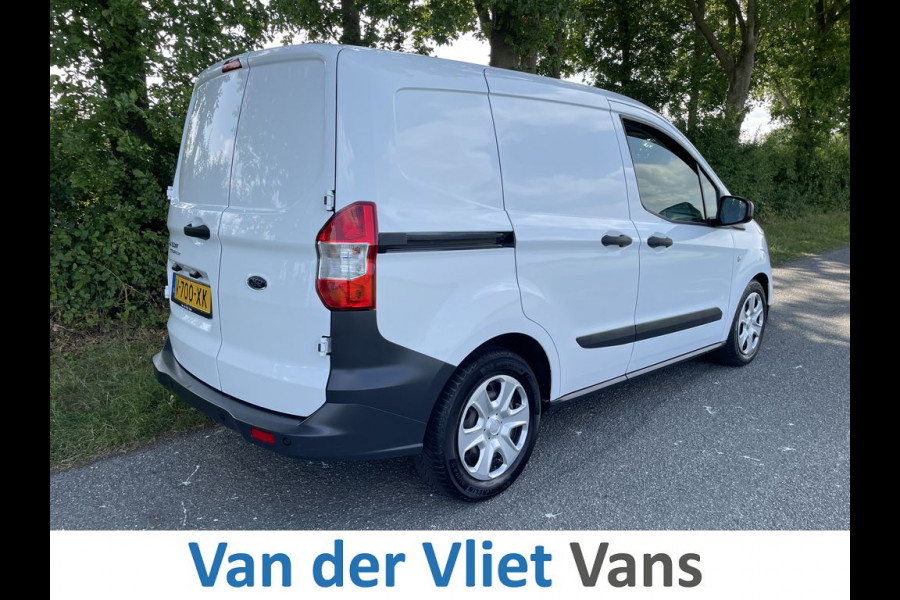 Ford Transit Courier 1.5 TDCI E6 Trend BPM Vrij! Lease €142 p/m, Airco, Navi, PDC, Schuifdeur, Volledig onderhoudshistorie aanwezig