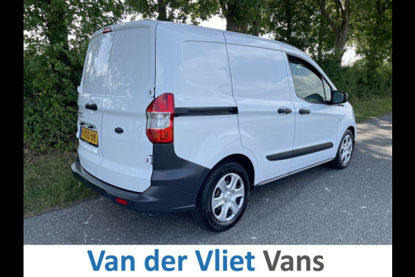 Ford Transit Courier 1.5 TDCI E6 Trend BPM Vrij! Lease €142 p/m, Airco, Navi, PDC, Schuifdeur, Volledig onderhoudshistorie aanwezig