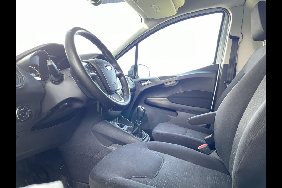 Ford Transit Courier 1.5 TDCI E6 Trend BPM Vrij! Lease €142 p/m, Airco, Navi, PDC, Schuifdeur, Volledig onderhoudshistorie aanwezig