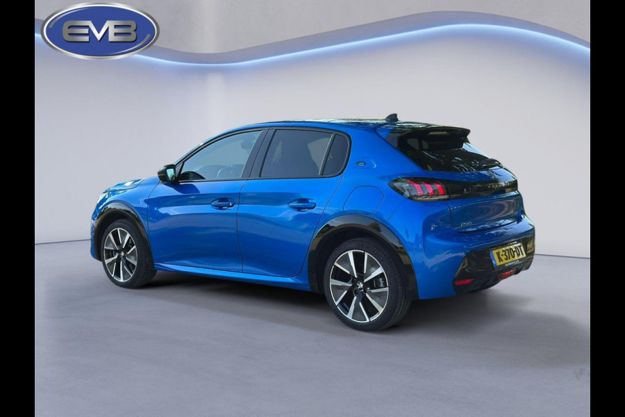 Peugeot e-208 EV GT 350 50 kWh, panoramadak, achteruitrijcamera, vele opties, 1e eigenaar, NL auto met nationale auto pas