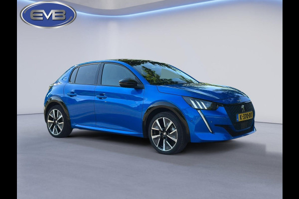 Peugeot e-208 EV GT 350 50 kWh, panoramadak, achteruitrijcamera, vele opties, 1e eigenaar, NL auto met nationale auto pas