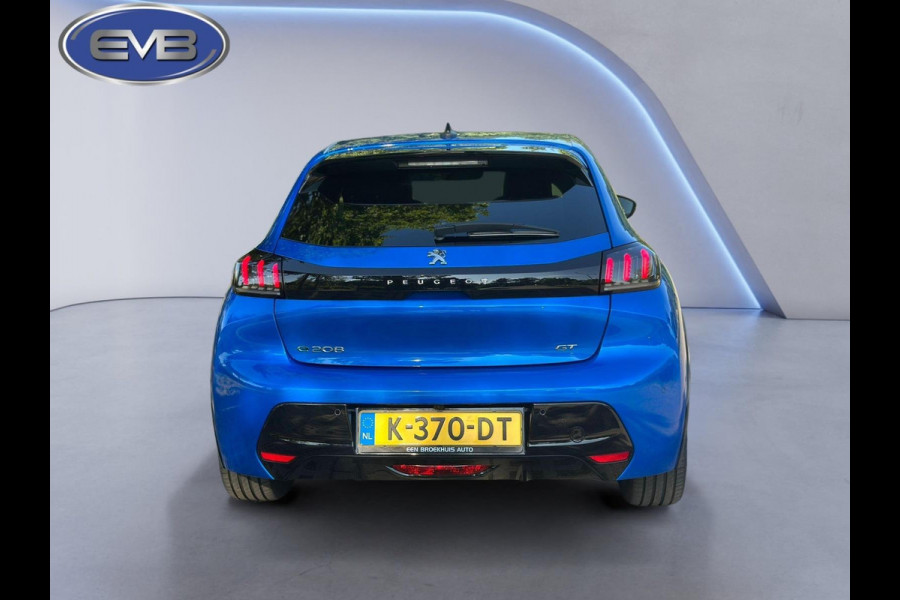 Peugeot e-208 EV GT 350 50 kWh, panoramadak, achteruitrijcamera, vele opties, 1e eigenaar, NL auto met nationale auto pas