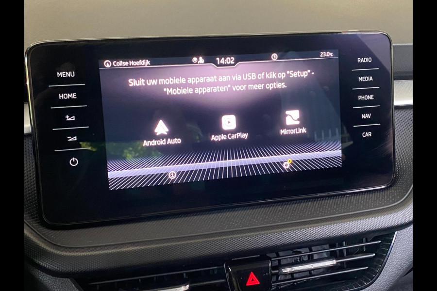 Škoda Fabia 1.0 MPI | Carplay |10"touchscreen | Navigatie | Stoelverw| Front-Lane assist|Cruise|KM : 20.300 !!!