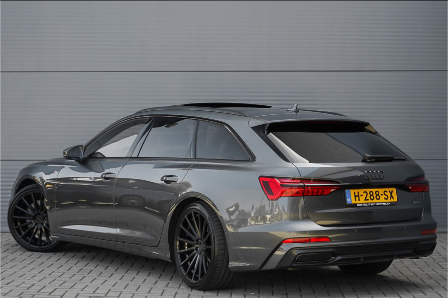 Audi A6 Avant 55 TFSI Quattro Design S Pano Luchtvering 4WS Trekhaak 21" Vossen