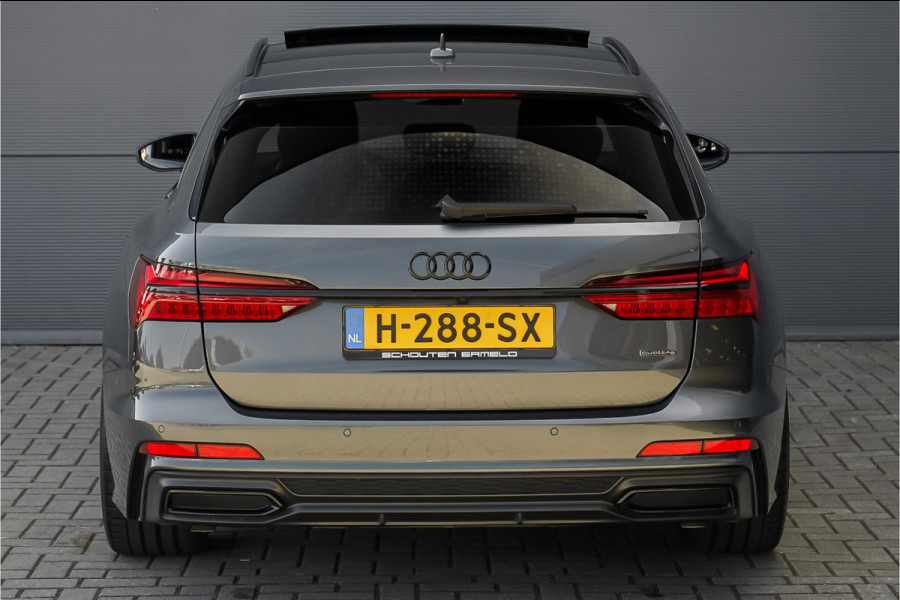 Audi A6 Avant 55 TFSI Quattro Design S Pano Luchtvering 4WS Trekhaak 21" Vossen