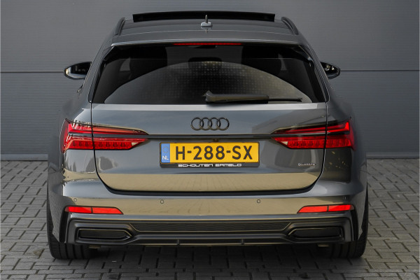 Audi A6 Avant 55 TFSI Quattro Design S Pano Luchtvering 4WS Trekhaak 21" Vossen