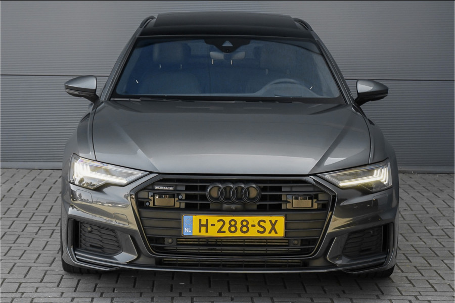 Audi A6 Avant 55 TFSI Quattro Design S Pano Luchtvering 4WS Trekhaak 21" Vossen