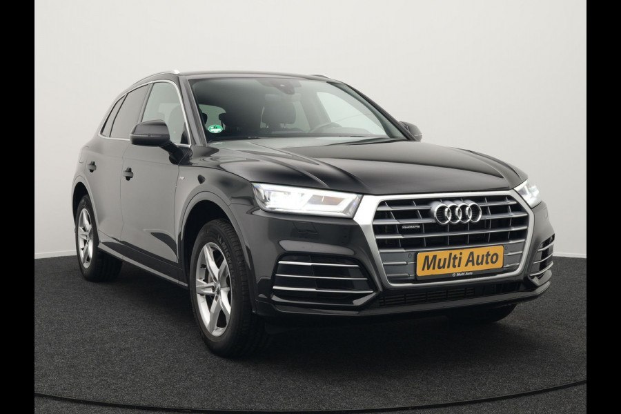 Audi Q5 50 TFSI e Quattro S Line Plug In Hybrid 299pk Dealer O.H PHEV | Alcantara Sportstoelen Verwarmd | Virtual Cockpit | Camera | Navi Plus | BLIS | LED | DAB |