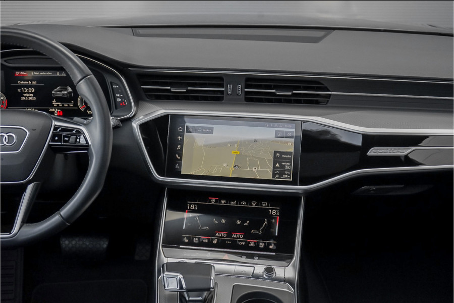 Audi A6 Avant 55 TFSI Quattro Design S Pano Luchtvering 4WS Trekhaak 21"