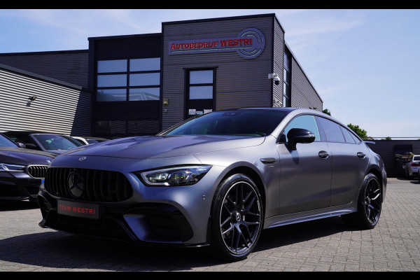 Mercedes-Benz AMG GT 4-Door Coupe AMG 43 4MATIC+ Premium Plus | Schuif/kanteldak | Burmester | LED | Designo Matte grey | 360 cam