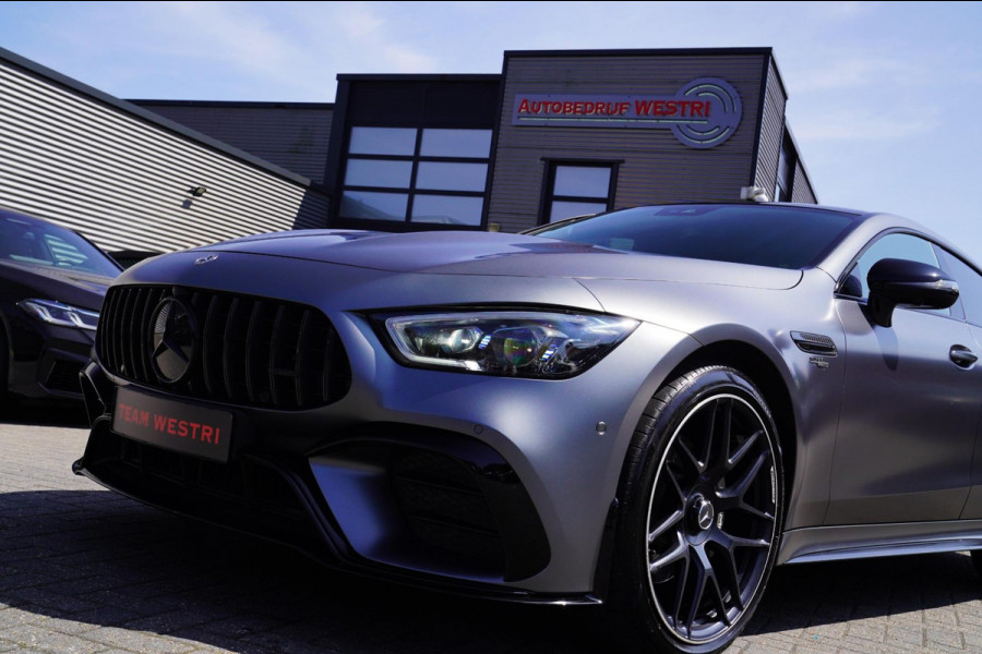 Mercedes-Benz AMG GT 4-Door Coupe AMG 43 4MATIC+ Premium Plus | Schuif/kanteldak | Burmester | LED | Designo Matte grey | 360 cam