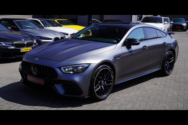 Mercedes-Benz AMG GT 4-Door Coupe AMG 43 4MATIC+ Premium Plus | Schuif/kanteldak | Burmester | LED | Designo Matte grey | 360 cam