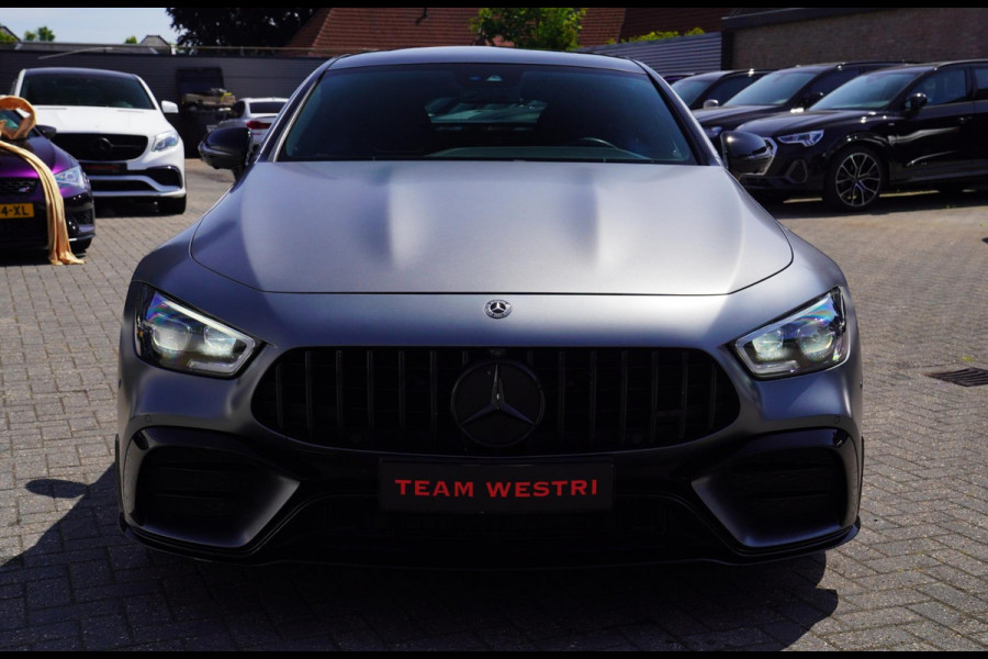 Mercedes-Benz AMG GT 4-Door Coupe AMG 43 4MATIC+ Premium Plus | Schuif/kanteldak | Burmester | LED | Designo Matte grey | 360 cam