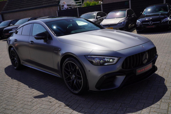 Mercedes-Benz AMG GT 4-Door Coupe AMG 43 4MATIC+ Premium Plus | Schuif/kanteldak | Burmester | LED | Designo Matte grey | 360 cam