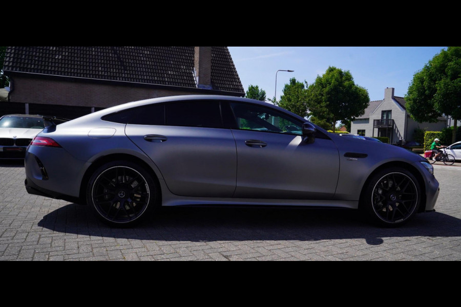 Mercedes-Benz AMG GT 4-Door Coupe AMG 43 4MATIC+ Premium Plus | Schuif/kanteldak | Burmester | LED | Designo Matte grey | 360 cam