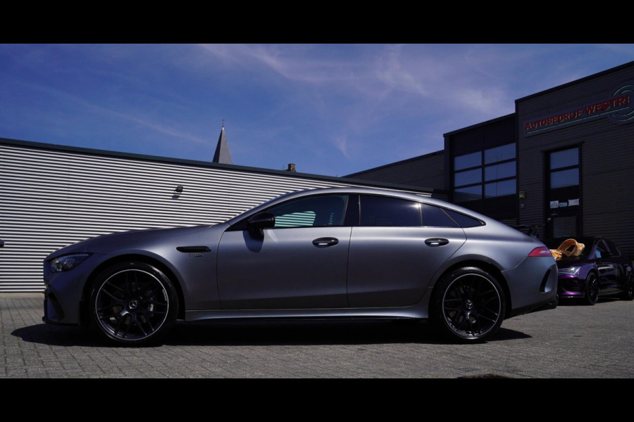 Mercedes-Benz AMG GT 4-Door Coupe AMG 43 4MATIC+ Premium Plus | Schuif/kanteldak | Burmester | LED | Designo Matte grey | 360 cam