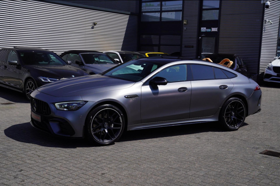 Mercedes-Benz AMG GT 4-Door Coupe AMG 43 4MATIC+ Premium Plus | Schuif/kanteldak | Burmester | LED | Designo Matte grey | 360 cam
