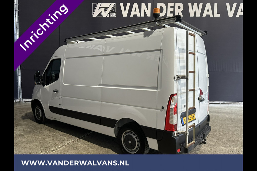 Opel Movano 2.3 CDTI 146pk L2H2 Inrichting Euro6 Airco | Imperiaal | Camera | Navigatie | Cruisecontrol | 2500kg Trekhaak Parkeersensoren, Bijrijdersbank