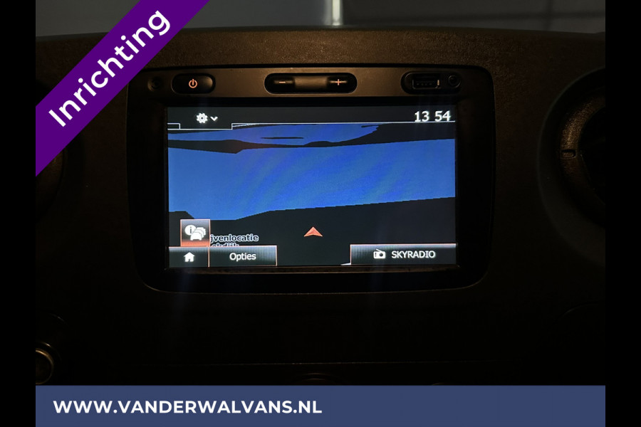 Opel Movano 2.3 CDTI 146pk L2H2 Inrichting Euro6 Airco | Imperiaal | Camera | Navigatie | Cruisecontrol | 2500kg Trekhaak Parkeersensoren, Bijrijdersbank
