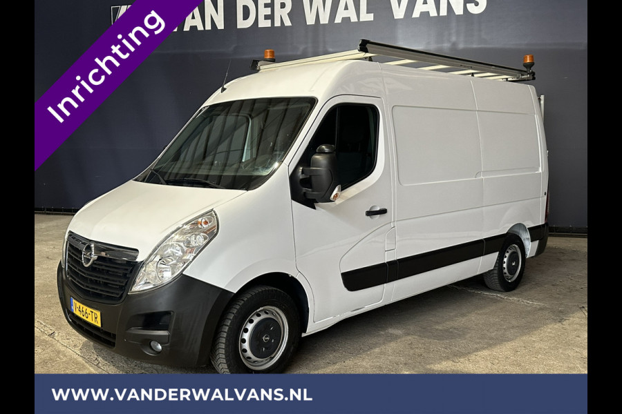 Opel Movano 2.3 CDTI 146pk L2H2 Inrichting Euro6 Airco | Imperiaal | Camera | Navigatie | Cruisecontrol | 2500kg Trekhaak Parkeersensoren, Bijrijdersbank