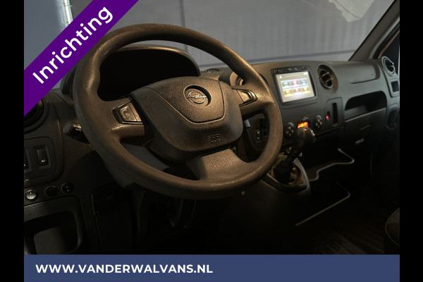 Opel Movano 2.3 CDTI 146pk L2H2 Inrichting Euro6 Airco | Imperiaal | Camera | Navigatie | Cruisecontrol | 2500kg Trekhaak Parkeersensoren, Bijrijdersbank