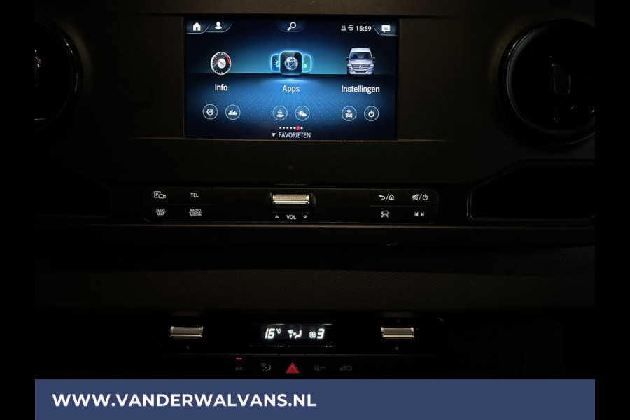 Mercedes-Benz Sprinter 315 CDI 150pk L3H2 Euro6 ** Airco | 360 graden Camera | Navigatie | Cruisecontrol | Chauffeursstoel Parkeersensoren, Stoelverwarming, Bijrijdersbank