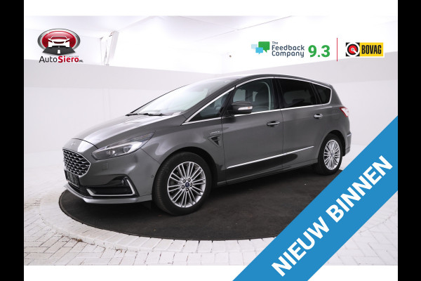 Ford S-Max 2.0 TDCi Vignale 190pk, 7 Pers, panorama, Automaat, Leer, Alle opties.