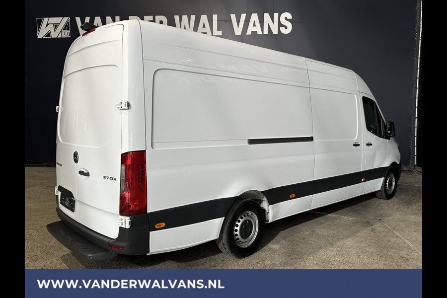 Mercedes-Benz Sprinter 316 CDI 164pk L3H2 Euro6 Airco | 360 graden Camera | Navigatie | Cruisecontrol | Chauffeursstoel Parkeersensoren, Stoelverwarming, Bijrijdersbank
