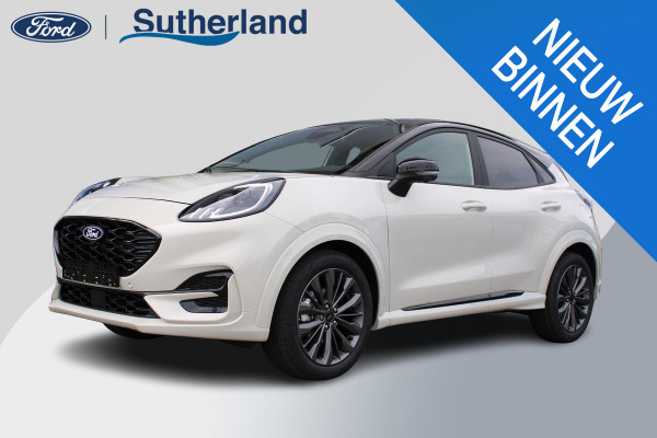 Ford Puma 1.0 EcoBoost Hybrid Sound Edition Ford Voorraad | Limited Edition! | Upgrade B&O Audio | Full Matrix LED | Zwart Dak | 18'' Lichtmetaal | Winterpakket | Driver Assistance Pakket |
