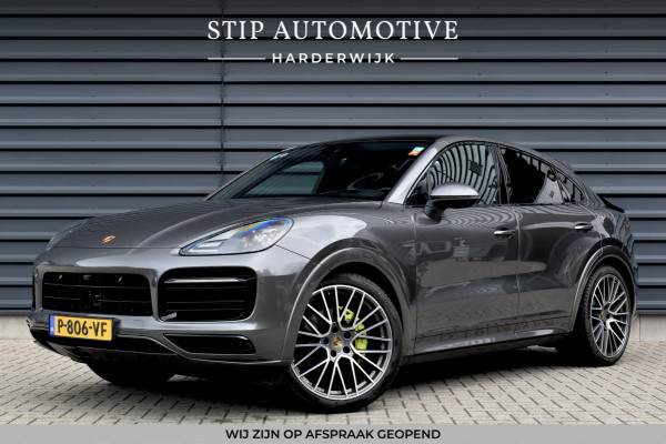 Porsche Cayenne Coupé (8-7 beschikbaar) 3.0 E-Hybrid 462pk Sport Design | Panoramadak | 22'' Velgen | ACC | Head-Up | Bose | Sportchrono | Leder Dashbord |