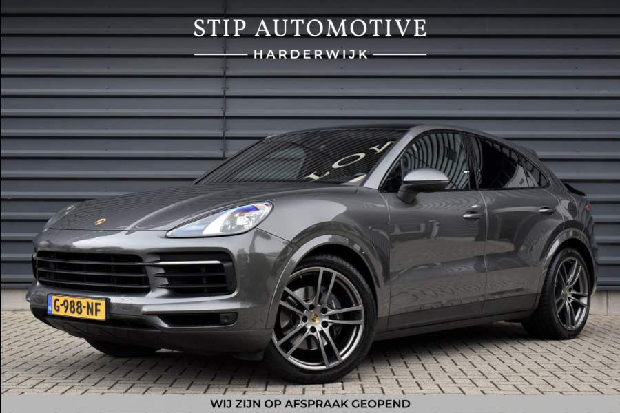 Porsche Cayenne Coupé 3.0 E-Hybrid 462pk | Panoramadak | Sport Chrono | Achterasbesturing | 21'' Velgen | Leder Dashbord | Orig. NL |