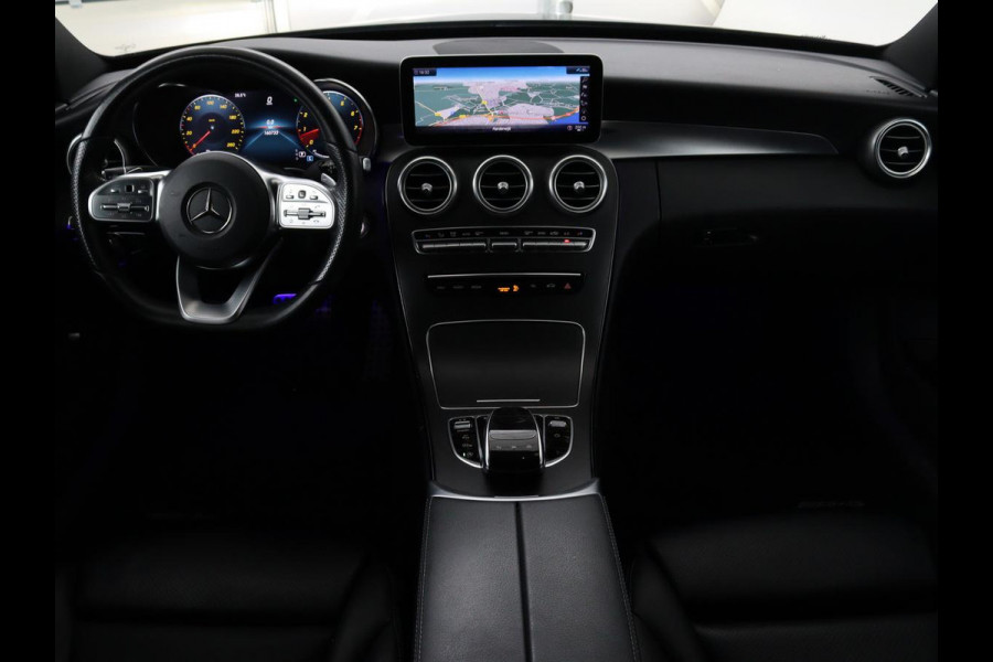 Mercedes-Benz C-Klasse 180 Business Solution AMG | Panoramadak | Leder | Stoelverwarming | Cruise control | 360 Camera | Elektrische achterklep | Carplay | Burmester