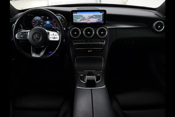 Mercedes-Benz C-Klasse 180 Business Solution AMG | Panoramadak | Leder | Stoelverwarming | Cruise control | 360 Camera | Elektrische achterklep | Carplay | Burmester