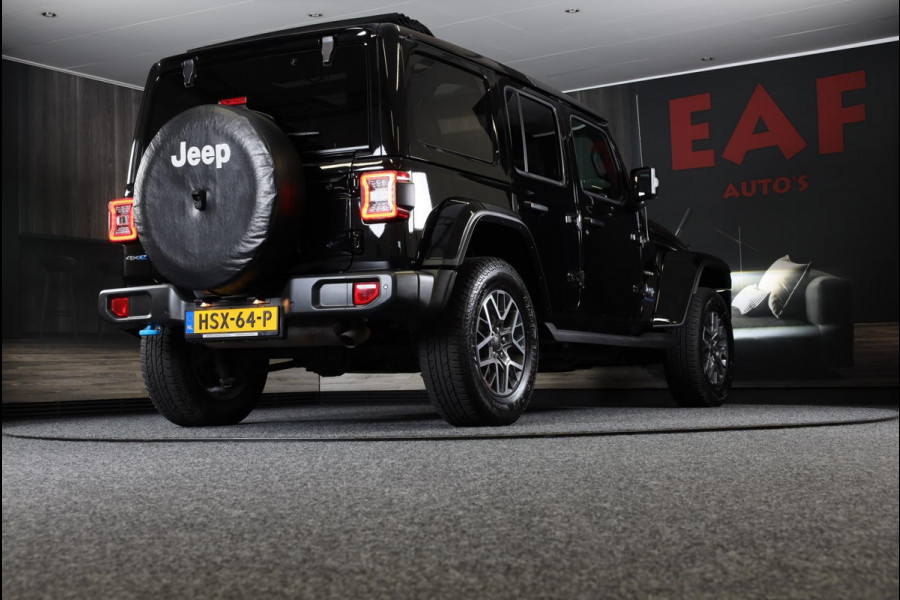 Jeep Wrangler UNLIMITED 4xe 380 Sahara / Sky-One Touch / 360 Camera / Leder / Navi / Ecc / Elek Pakket / Led / Pdc / 18 Inch