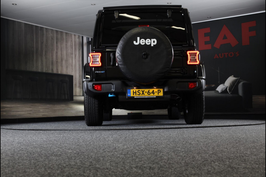 Jeep Wrangler UNLIMITED 4xe 380 Sahara / Sky-One Touch / 360 Camera / Leder / Navi / Ecc / Elek Pakket / Led / Pdc / 18 Inch