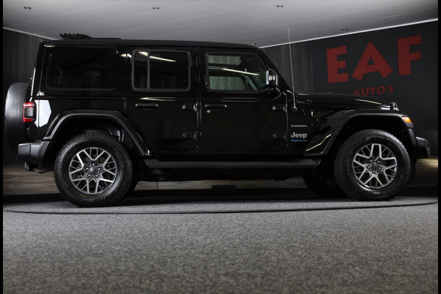 Jeep Wrangler UNLIMITED 4xe 380 Sahara / Sky-One Touch / 360 Camera / Leder / Navi / Ecc / Elek Pakket / Led / Pdc / 18 Inch