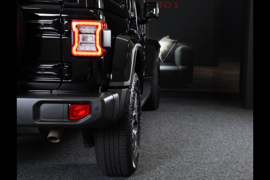 Jeep Wrangler UNLIMITED 4xe 380 Sahara / Sky-One Touch / 360 Camera / Leder / Navi / Ecc / Elek Pakket / Led / Pdc / 18 Inch