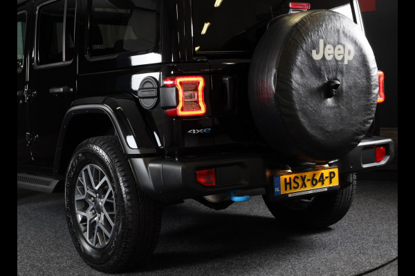 Jeep Wrangler UNLIMITED 4xe 380 Sahara / Sky-One Touch / 360 Camera / Leder / Navi / Ecc / Elek Pakket / Led / Pdc / 18 Inch