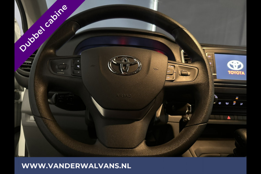 Toyota ProAce Worker 2.0 D-4D 145pk L3H1 Dubbele Cabine Euro6 Airco | 6-Zits | Navigatie | Apple Carplay | Cruisecontrol Android Auto, 2500kg Trekhaak, Parkeersensoren
