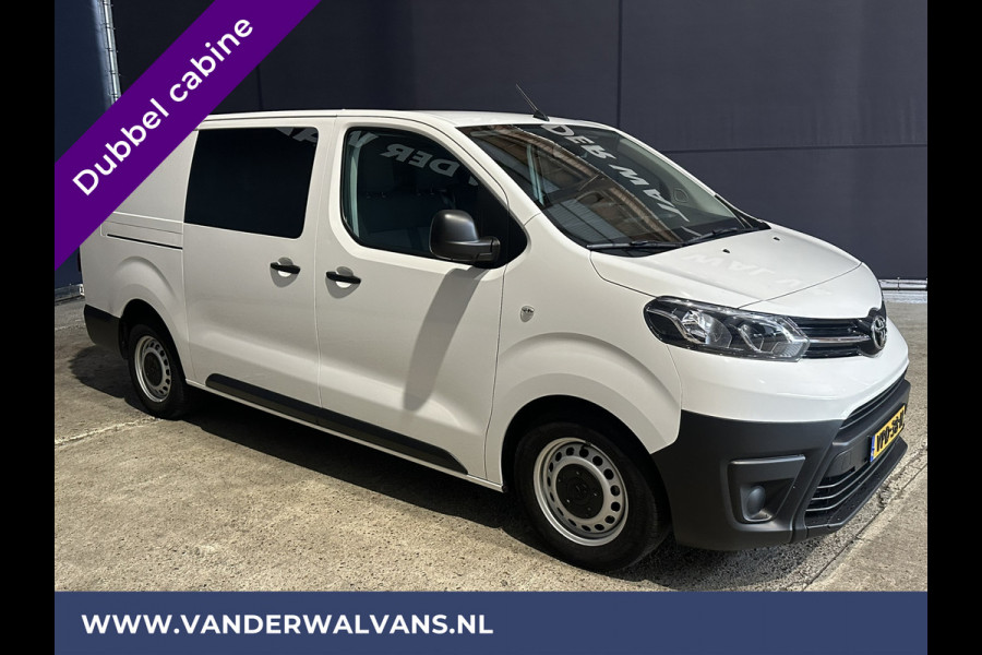 Toyota ProAce Worker 2.0 D-4D 145pk L3H1 Dubbele Cabine Euro6 Airco | 6-Zits | Navigatie | Apple Carplay | Cruisecontrol Android Auto, 2500kg Trekhaak, Parkeersensoren