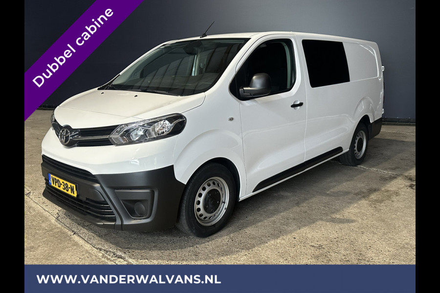 Toyota ProAce Worker 2.0 D-4D 145pk L3H1 Dubbele Cabine Euro6 Airco | 6-Zits | Navigatie | Apple Carplay | Cruisecontrol Android Auto, 2500kg Trekhaak, Parkeersensoren