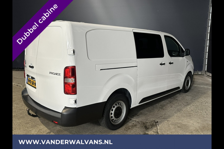 Toyota ProAce Worker 2.0 D-4D 145pk L3H1 Dubbele Cabine Euro6 Airco | 6-Zits | Navigatie | Apple Carplay | Cruisecontrol Android Auto, 2500kg Trekhaak, Parkeersensoren