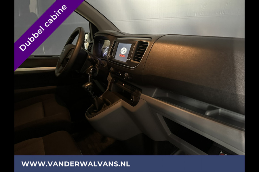 Toyota ProAce Worker 2.0 D-4D 145pk L3H1 Dubbele Cabine Euro6 Airco | 6-Zits | Navigatie | Apple Carplay | Cruisecontrol Android Auto, 2500kg Trekhaak, Parkeersensoren