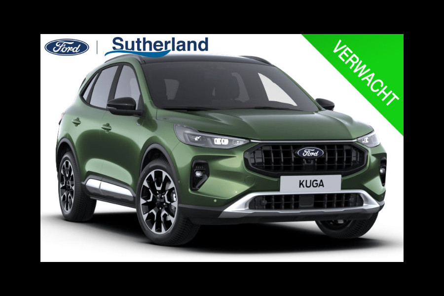 Ford Kuga 2.5 PHEV Active X Panoramadak | Winter Pack | Wegklapbare trekhaak | 19 inch lichtmetalen velgen | Reservewiel | Adaptieve Matrix LED koplampen met Coast to Coast | Prijs incl. 4.000 Ford voordeel