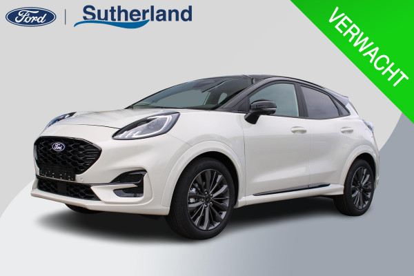 Ford Puma 1.0 EcoBoost Hybrid Sound Edition 125pk | Ford Voorraad | Limited Edition! | Upgrade B&O Audio | Full Matrix LED | Zwart Dak | 18'' Lichtmetaal | Winterpakket | Driver Assistance Pakket |