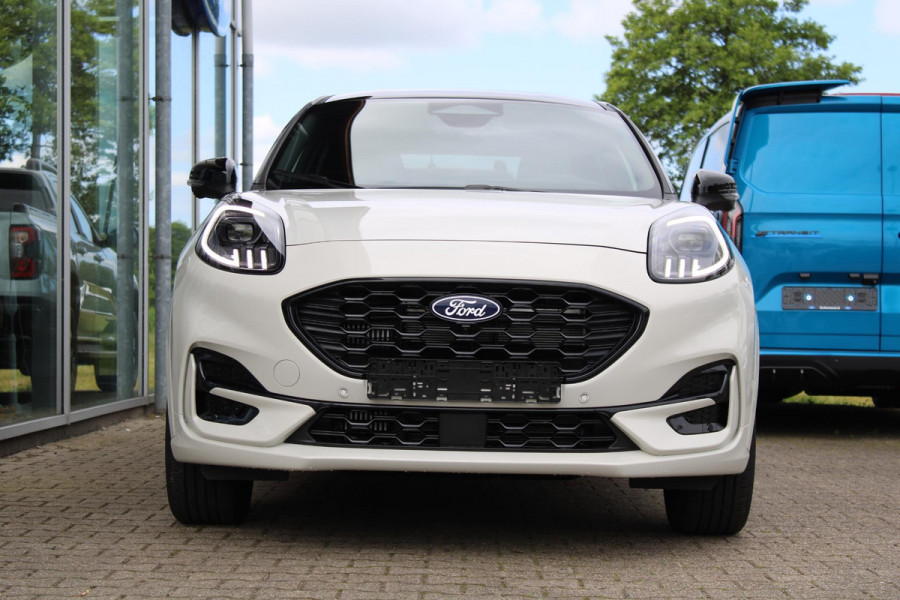 Ford Puma 1.0 EcoBoost Hybrid Sound Edition 125pk | Ford Voorraad | Limited Edition! | Upgrade B&O Audio | Full Matrix LED | Zwart Dak | 18'' Lichtmetaal | Winterpakket | Driver Assistance Pakket |