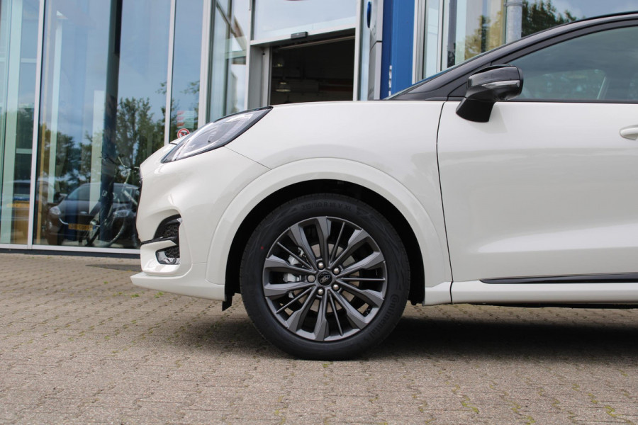 Ford Puma 1.0 EcoBoost Hybrid Sound Edition 125pk | Ford Voorraad | Limited Edition! | Upgrade B&O Audio | Full Matrix LED | Zwart Dak | 18'' Lichtmetaal | Winterpakket | Driver Assistance Pakket |