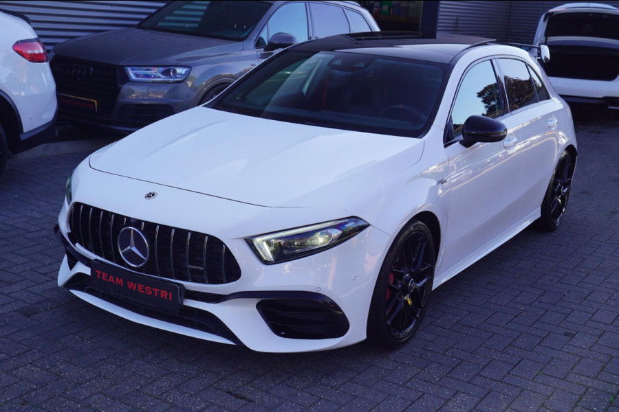 Mercedes-Benz A-Klasse AMG 45 4MATIC+ Premium Plus | Panorama | Sterrenhemel | Sport uitlaat | Burmester | Luxe leder/Alcantara |