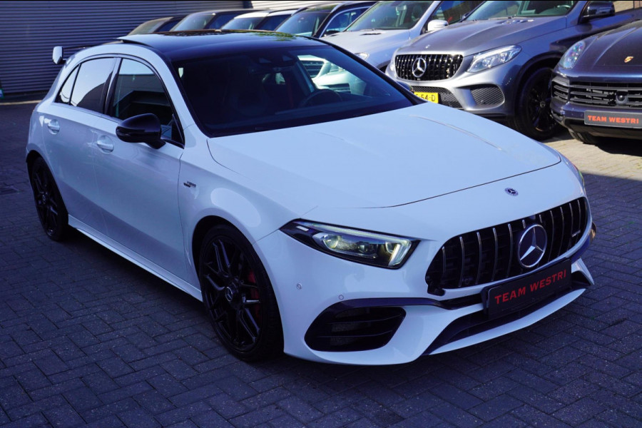 Mercedes-Benz A-Klasse AMG 45 4MATIC+ Premium Plus | Panorama | Sterrenhemel | Sport uitlaat | Burmester | Luxe leder/Alcantara |