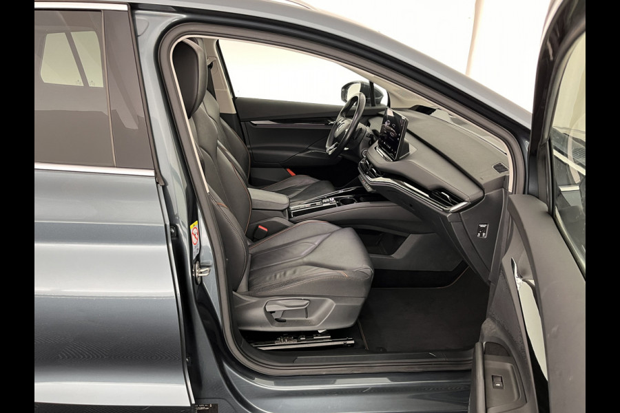 Škoda ENYAQ iV 80 Luxus [ 3-Fase ] (INCL-BTW) *PANO | LUXURY-LEATHER | HEAD-UP | ADAPTIVE-CRUISE | MEMORY-PACK | FULL-LED | DIGI-COCKPIT | BLIND-SPOT | NAVI-FULLMAP | KEYLESS | CAMERA | HEATED-SPORTSEATS | KEYLESS | 19"ALU*